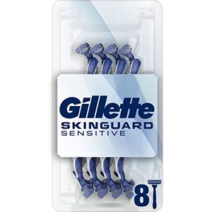 Gillette SkinGuard Rasoir Jetable Pour Peaux Sensibles x8, Testé Cliniquement Pour Les Peaux Sensibles - Publicité