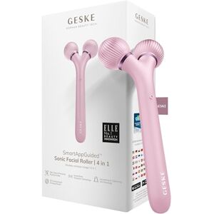 GESKE Rouleau facial sonique SmartAppGuided™   4 in 1   Dermaroller   Appareil pour le visage   Rouleau dermique   Rouleau facial professionnel   Raffermit et redessine la peau du visage - Publicité