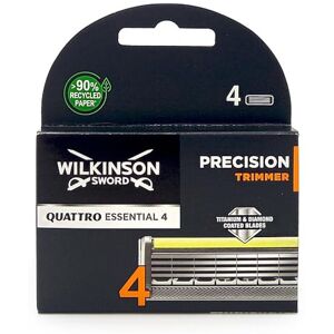 Wilkinson Sword Quattro Titanium Précision Lames de rasoir pour Homme Pack de 4 - Publicité