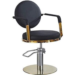 VisEnt Chaise hydraulique pour le travail ou la maison, chaises de style rehausseur de beauté, chaise de barbier hydraulique de style chaise de barbier pivotante et roulante (420 lb) (carré noir A) ((n - Publicité