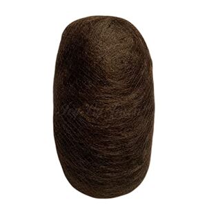ICYBYAMON Chignon rectangulaire professionnel pour coiffures Ajoute du volume aux cheveux avec coussinets bouffants (grand, marron) - Publicité