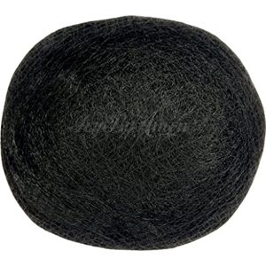 ICYBYAMON Chignon rond pour chignon Ajoute du volume Accessoire de coiffure (extra large, noir) - Publicité