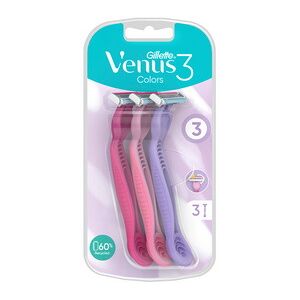 Gillette Venus Rasoir jetable Basis, pack de 3 - Lot de 4