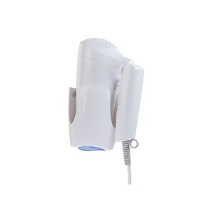 Medial International Yul Compact Seche-cheveux avec support mural pour hotels ABS Blanc 1.000 W