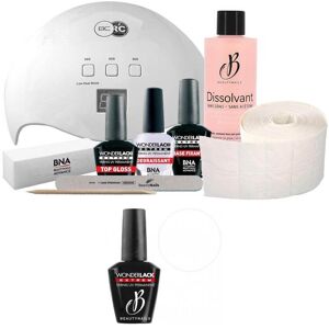 Beauty Nails Pack Beauty Nails + Lampe 48 watts Wonderlak extrême Beautynails POLAR WHITE WLE075