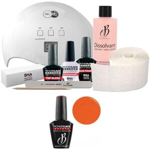 Beauty Nails Pack Beauty Nails + Lampe 48 watts Wonderlak Extrême Beautynails Orange Fluo 12Ml