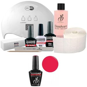 Beauty Nails Pack Beauty Nails + Lampe 48 watts Wonderlak extrême Beautynails Rose FLUO WLE149