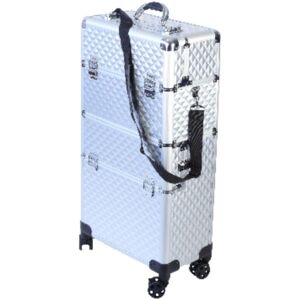 ShopHair Valise de rangement BI-CAZ-2 silver Shop Hair