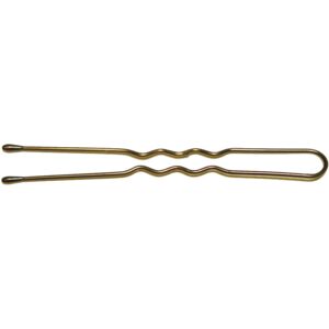 ShopHair Boite 500g épingles ondulées perlées bronze 7cm