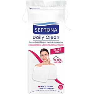 Septona Disques à démaquiller en coton Extra Soft, 50 disques