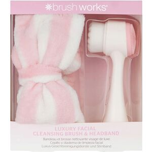 Brushworks Luxury Facial Cleansing Brush & Headband