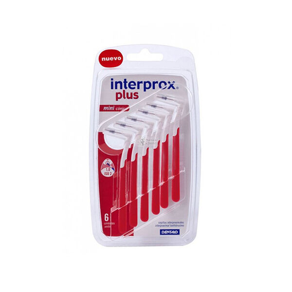 Interprox Plus Brossettes Mini Conical Rouge 6 unités