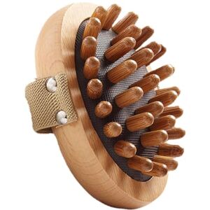 Amagogo Scraping Massage Brush Guasha Scraping Brush Muscle Relaxation Body Massager Wood Handheld Massager Tool for Shoulder Back