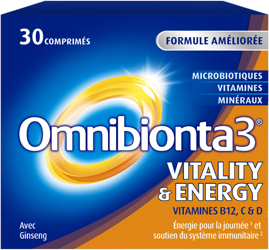 Omnibionta 3 Vitality Energy 30 Comprimés