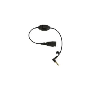 GN Audio Jabra - Kabel til hovedsæt - Quick Disconnect han til mini-phone stereo 3.5 mm han - 30 cm