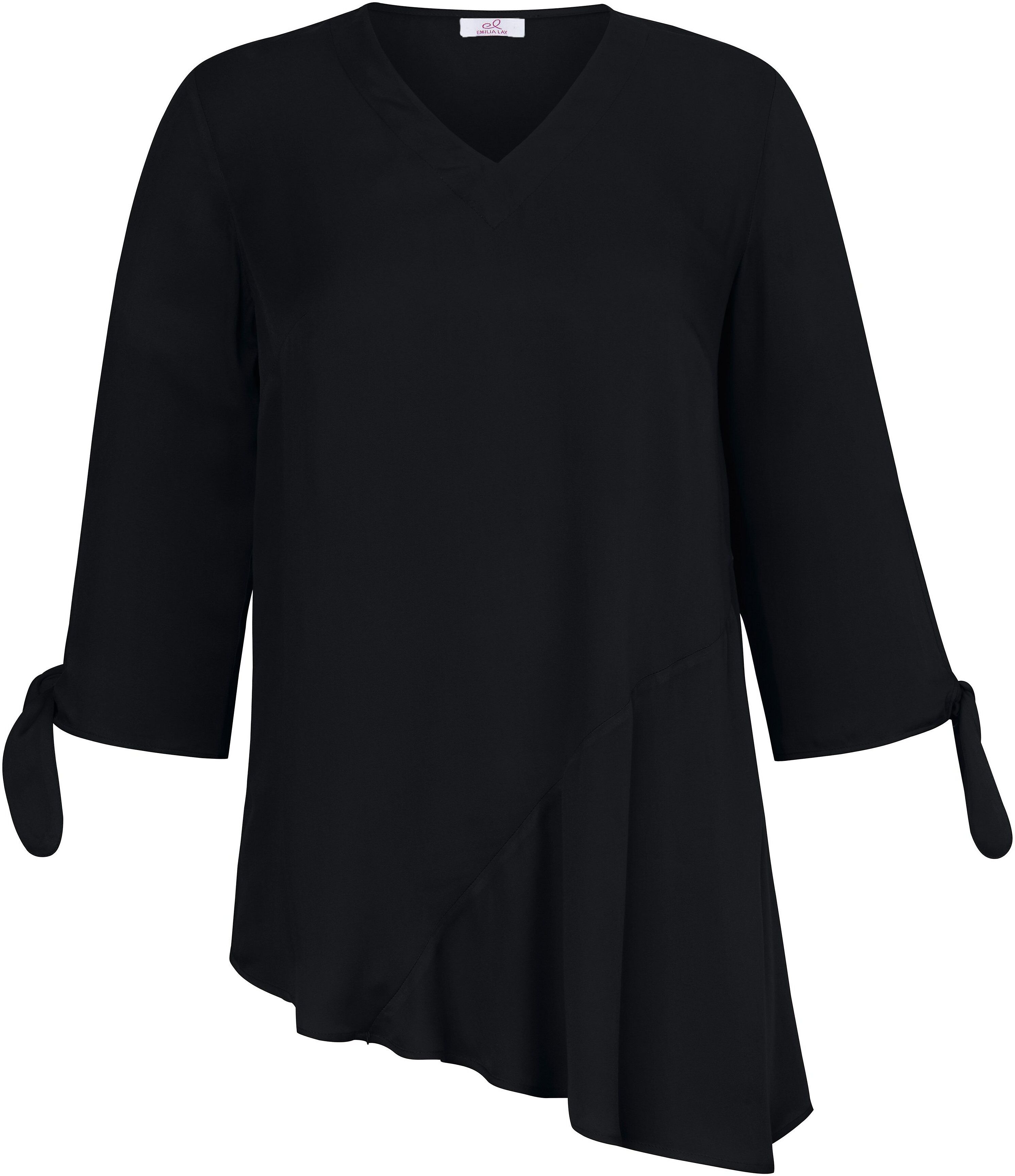 Emilia Lay Bluse 3/4-ærmer Fra Emilia Lay sort