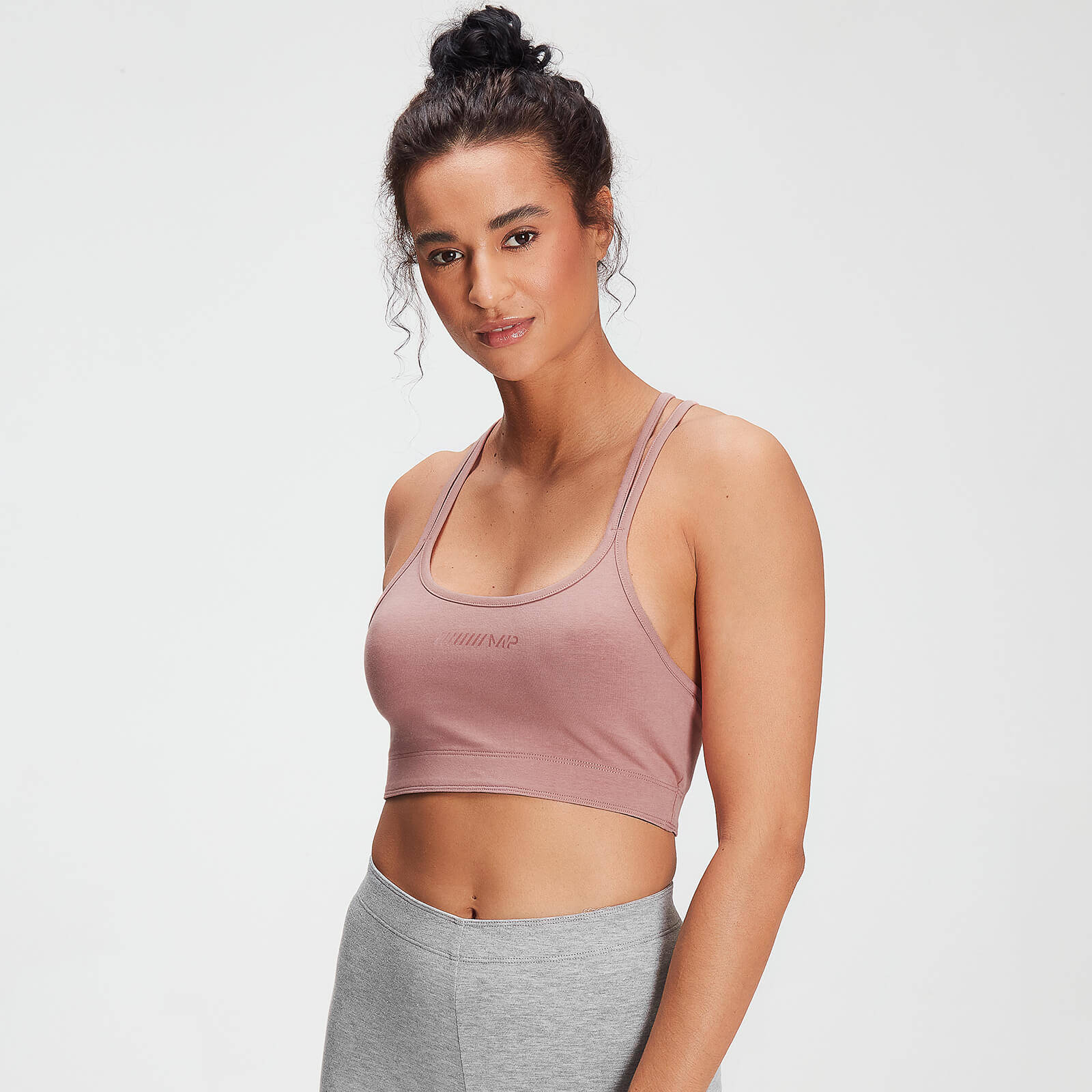 MP Tonal Graphic Bra til kvinder – Washed Pink - L