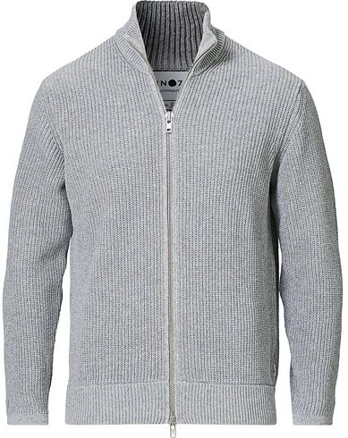 NN07 Piet Full Zip Grey men M Grå