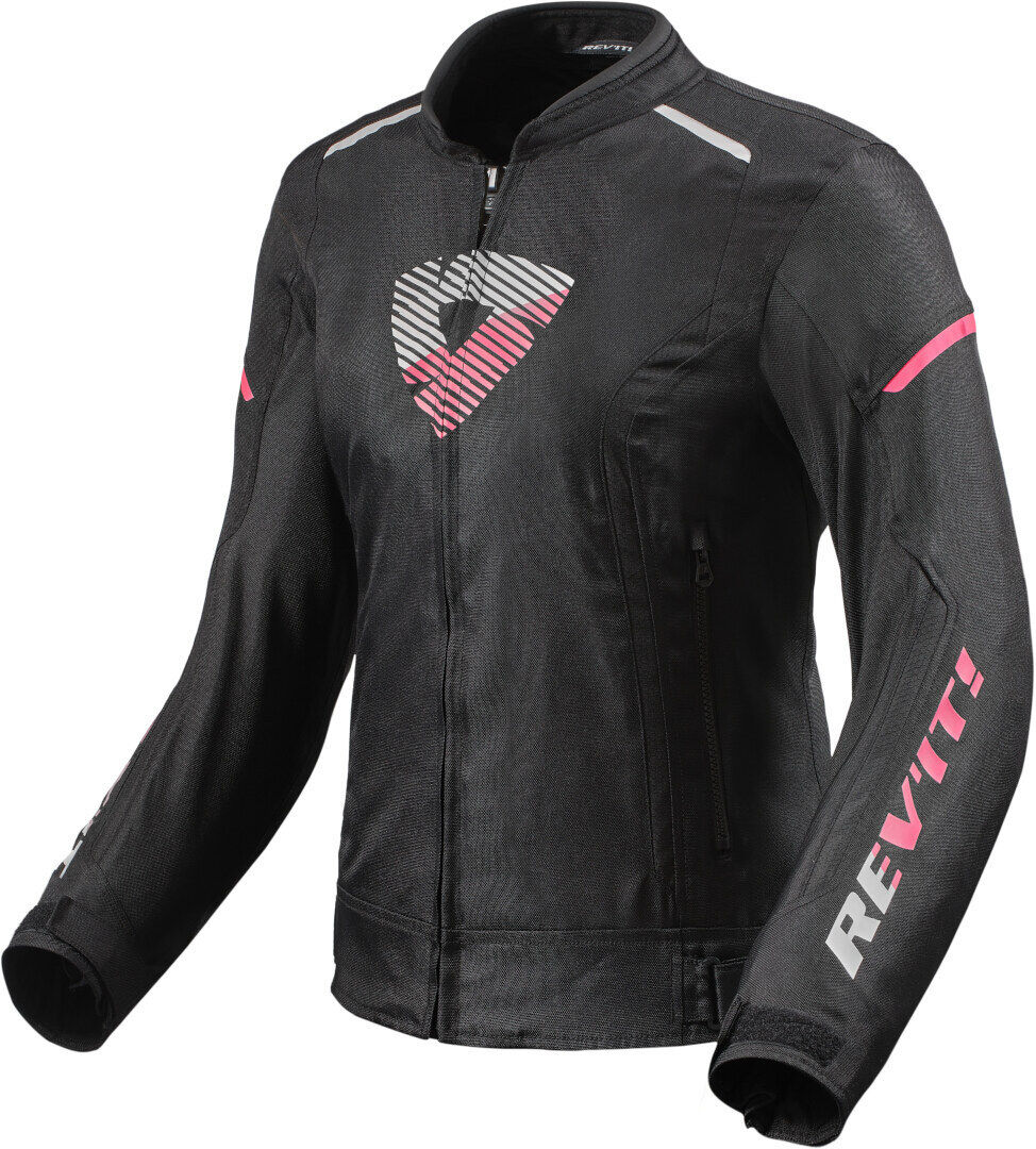 Revit Sprint H20 Damen Motorrad Textiljacke Schwarz Pink 44