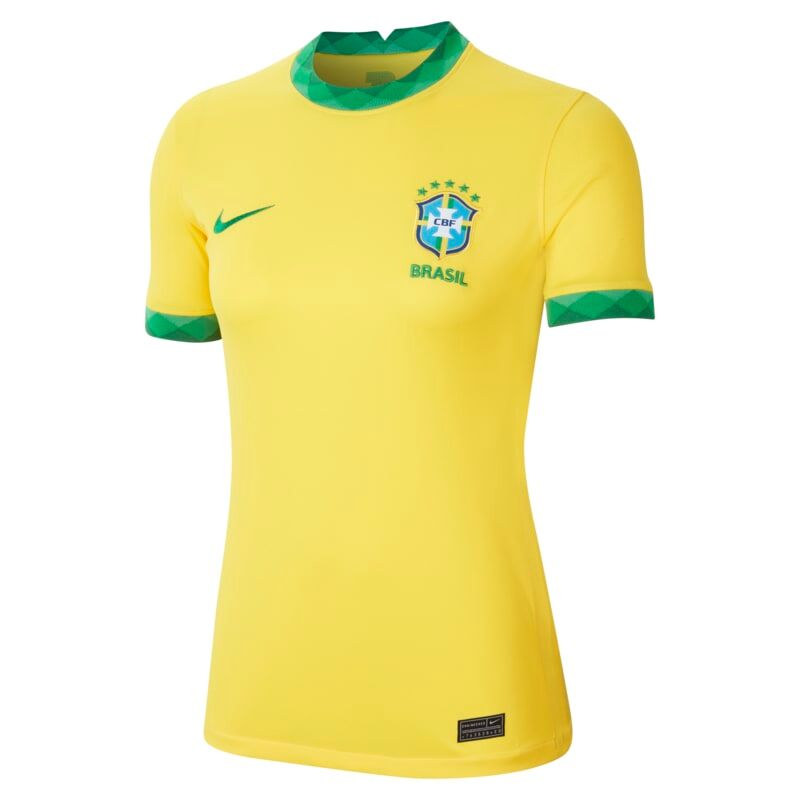 Nike Brazil 2020 Stadium Home Women's Football Shirt - Yellow - size: XS
