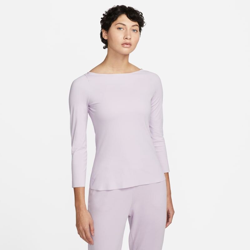 Nike Yoga Luxe Women's Long-Sleeve Top - Purple - size: XS, S, M, L, XL, 2XL