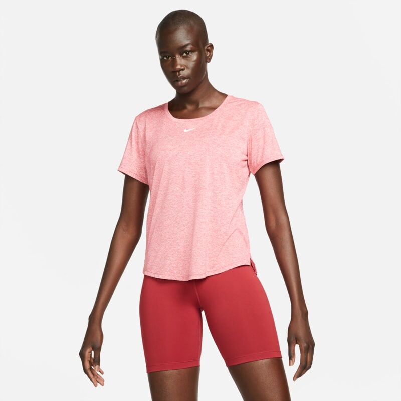 Nike Dri-FIT One Women's Standard-Fit Short-Sleeve Top - Pink - size: XS, XL, 1X, 2X, 3X, 1X, 2X, 3X, S, L, M