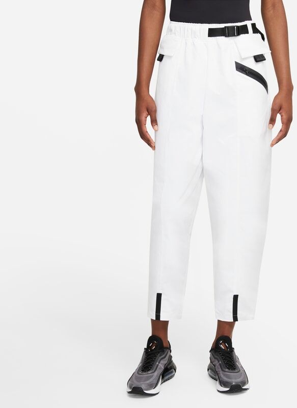 Nike Sportswear Tech Pack Women's Curve Woven Trousers - White - size: XS, S, M, L, XL