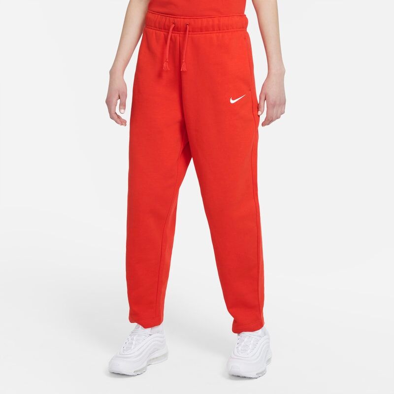 Nike Sportswear Collection Essentials Women's Fleece Curve Trousers - Red - size: S, M, L, XL, XS