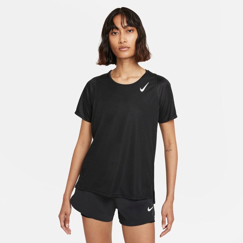 Nike Dri-FIT Race Women's Short-Sleeve Running Top - Black - size: XS, S, M, L, XL