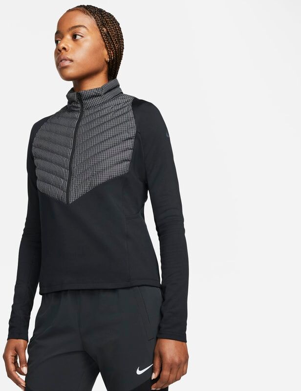 Nike Therma-FIT Run Division Women's Hybrid Running Jacket - Black - size: XS, XL, M, L