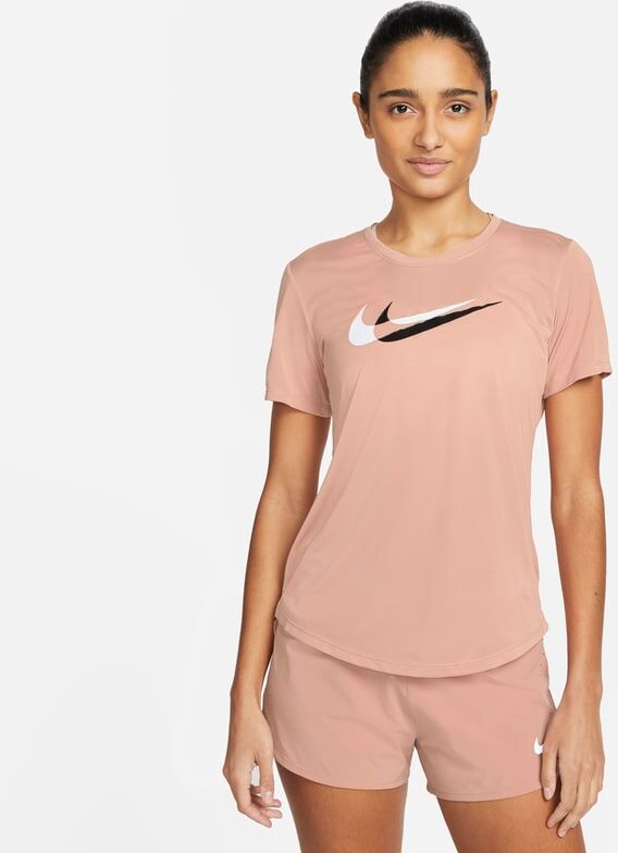 Nike Dri-FIT Swoosh Run Women's Short-Sleeve Running Top - Red - size: XS, S, M, L