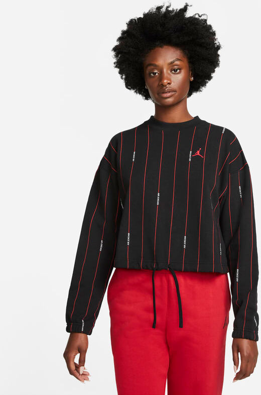 Nike Jordan Essentials Women's Fleece Top - Black - size: XS, S, M, L, XL