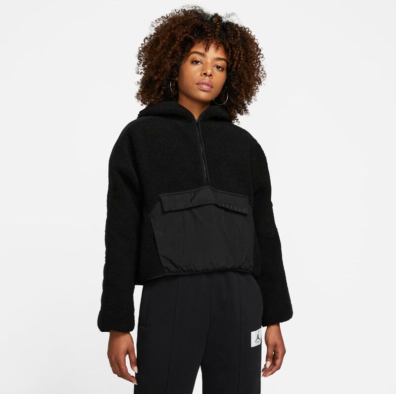 Nike Jordan Cosy Girl Women's Fleece Hoodie - Black - size: XS, S, M, L, XL, 2XL