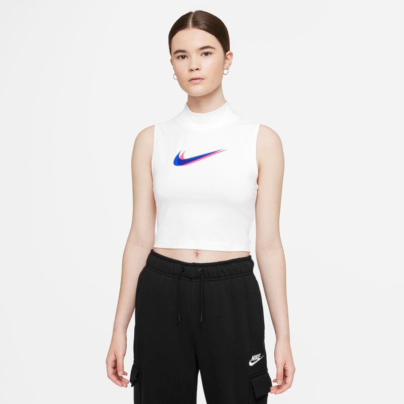 Nike Sportswear Women's Mock-Neck Tank - White - size: XS, L, XL, S, M