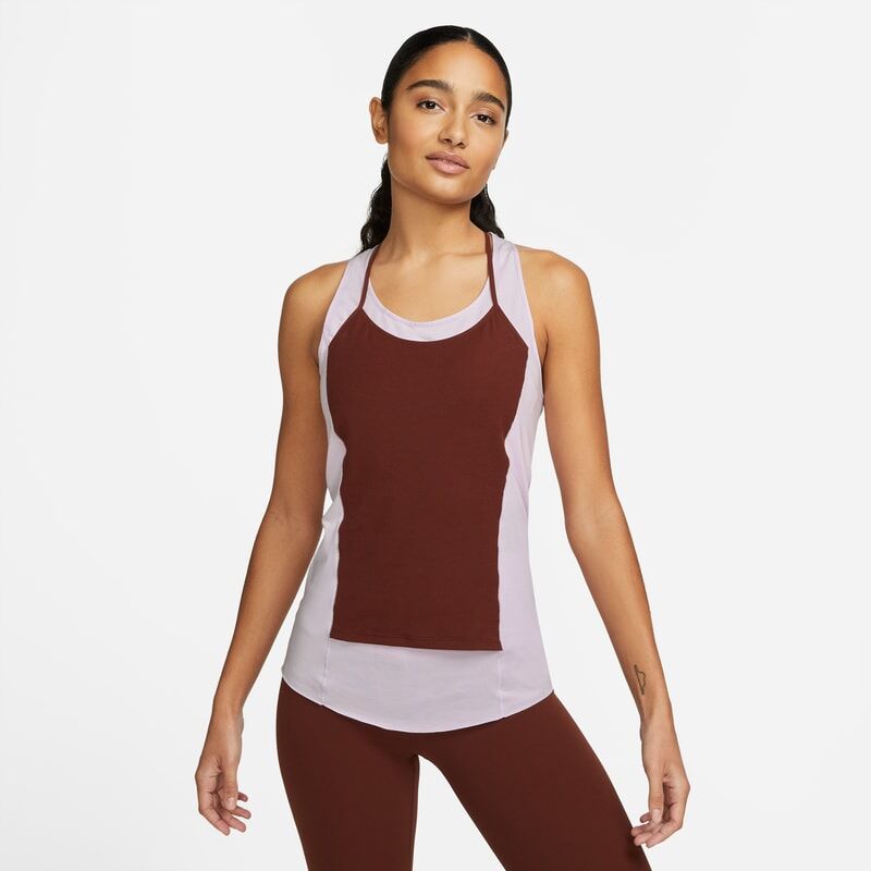 Nike Yoga Dri-FIT Luxe Women's Ribbed Tank - Purple - size: XS, S, M, L, XL, 2XL