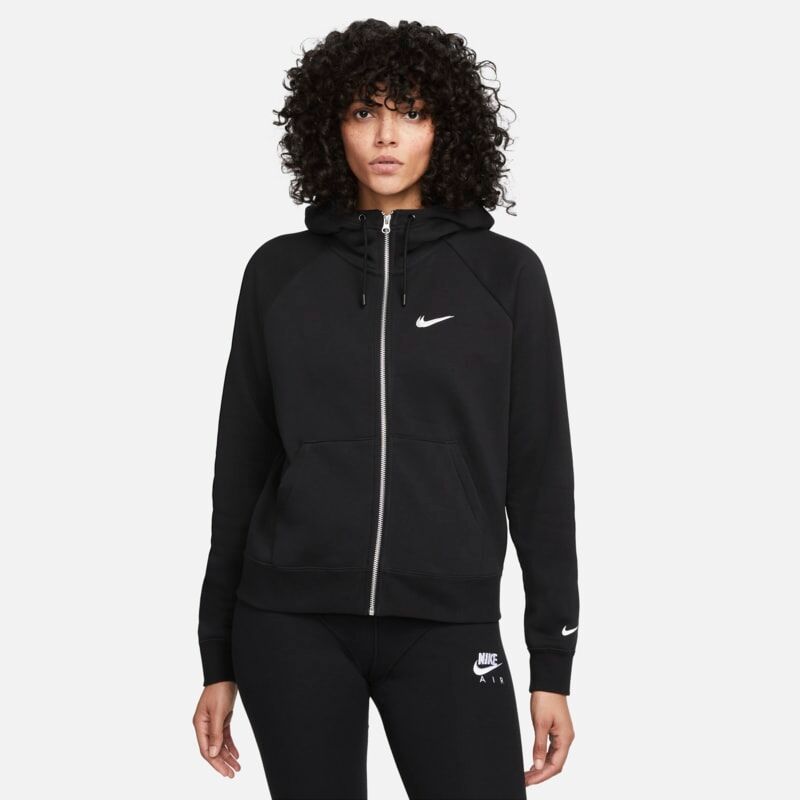 Nike Sportswear Women's Full-Zip Fleece Hoodie - Black - size: XS, S, L, M, XL