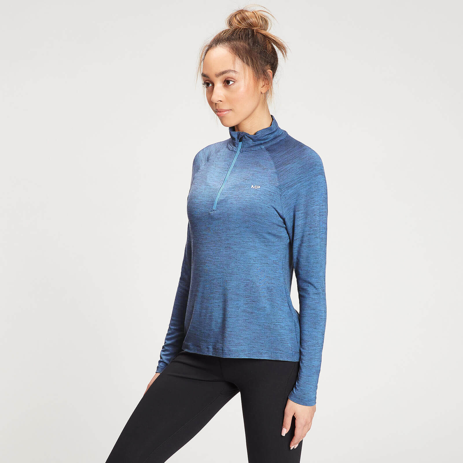 MP Women's Performance 1/4 Training Top - Galaxy Marl - M