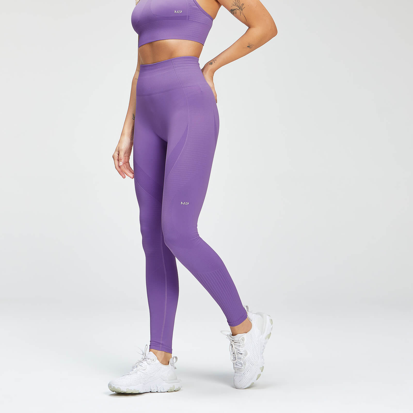 MP Women's Tempo Seamless Leggings - Deep Lilac - M