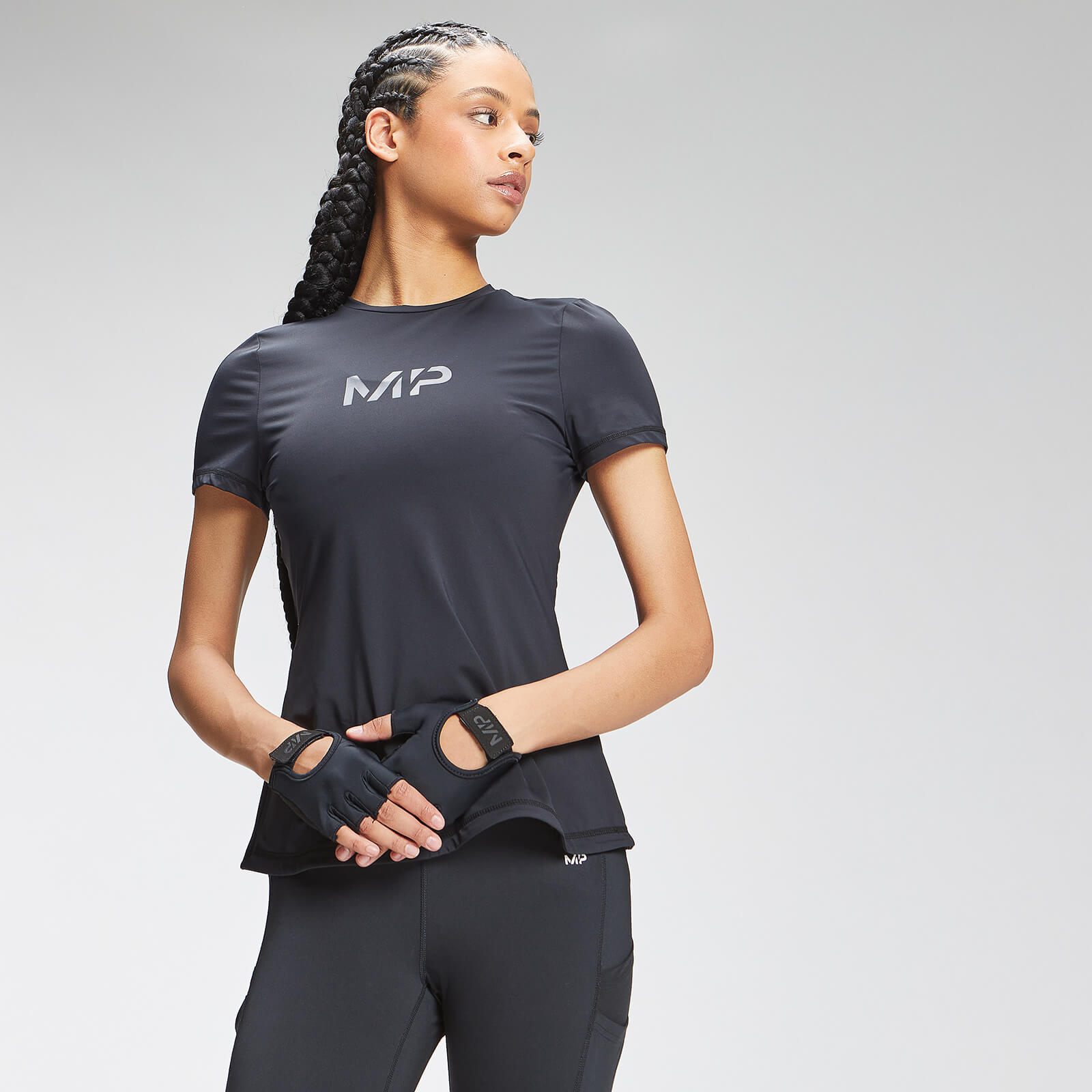 MP Women's Tempo Short Sleeve Top - Black - S