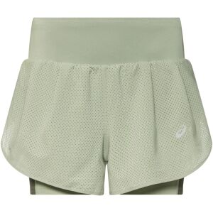 ASICS ROAD Laufshorts Damen oliv M