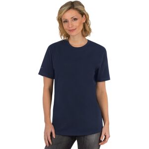 Trigema T-Shirt »TRIGEMA T-Shirt aus 100% Biobaumwolle«, (1 tlg.) navy-C2C  XXXL