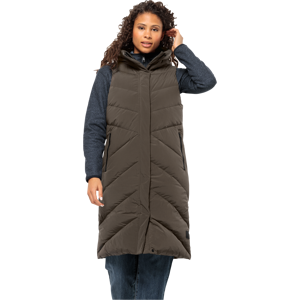 Jack Wolfskin Funktionsweste »MARIENPLATZ VEST W«, mit Kapuze cold coffee  S