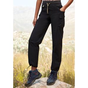 LASCANA ACTIVE Trekkinghose »Cargo Pants«, Schlupfform schwarz  46