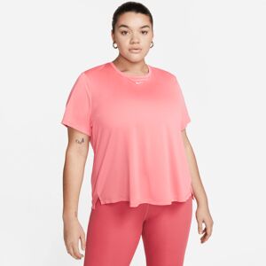 Nike Trainingsshirt »Dri-FIT One Women's Standard Fit Short-Sleeve Top (Plus... orange  1X (48/50)