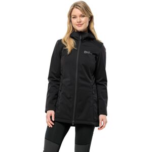 Jack Wolfskin Funktionsjacke »WINDHAIN COAT W«, mit Kapuze, in schlichtem Design black  XXL