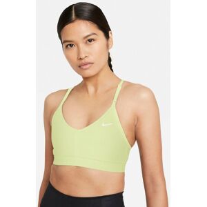 Nike Sport-BH »INDY WOMEN'S LIGHT-SUPPORT PADDED V-NECK SPORTS BRA« LUMINOUS GREEN/LUMINOUS GREEN/WHITE  XS (34)