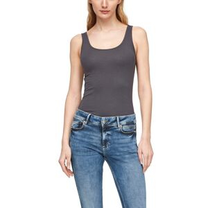 QS Tanktop, im Basic-Stil dunkelgrau  XS (34)