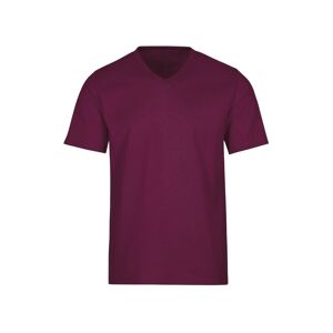 Trigema T-Shirt »TRIGEMA V-Shirt DELUXE Baumwolle«, (1 tlg.) sangria  M