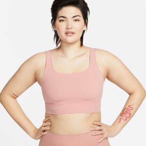 Nike Sport-BH »ALATE ELLIPSE WOMEN'S MEDIUM-SUPPORT PADDED LONGLINE SPORTS BRA« RED STARDUST/WHITE  M (38)