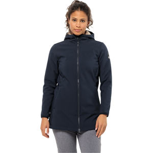 Jack Wolfskin Softshellmantel »WINDLAND COAT W«, mit Kapuze night blue  S